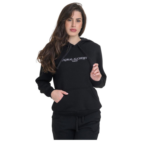 Target Γυναικείο φούτερ Fleece Hoodie ''Floral''